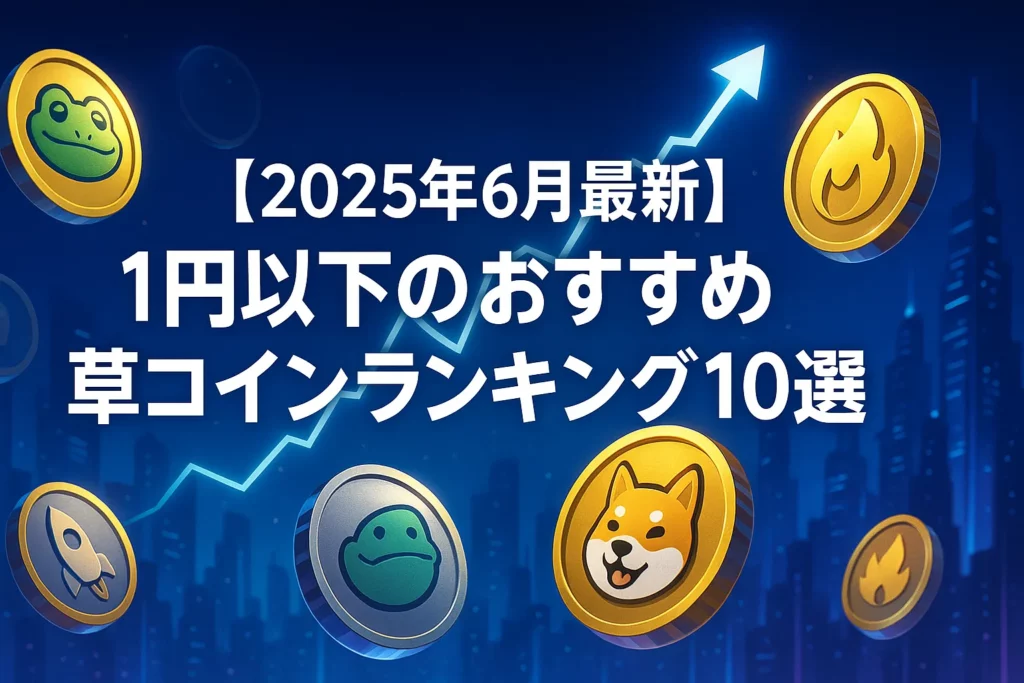 【2025年6月最新】1円以下のおすすめ草コインランキング10選